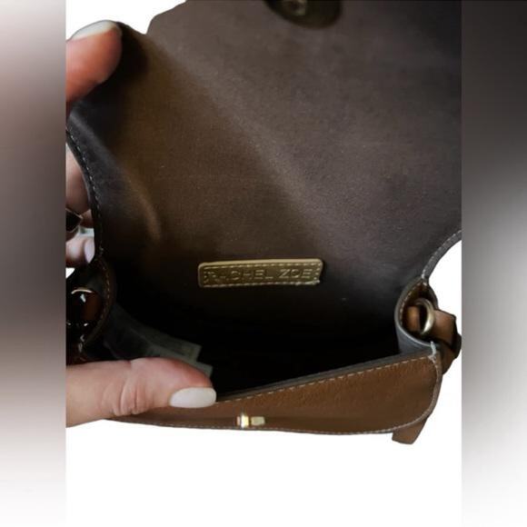 Rachel Zoe Convertible Brown Crossbody Belt Bag Purse NWT - Picture 8 of 11